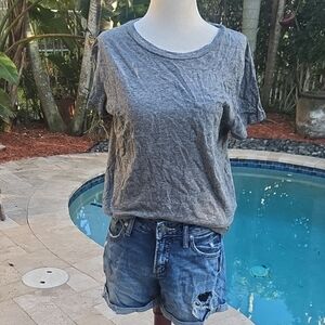 Madewell Gray Short Sleeve Tee